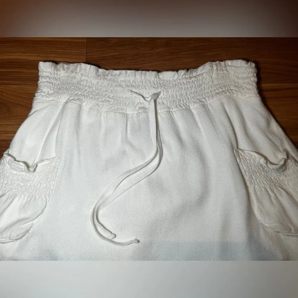 Old Navy Y2K Low Waist Skirt Lined Off White Size Small